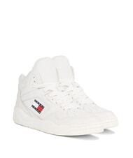 TOMMY HILFIGER TJW NEW BASKET MC Leather sneakers ecru - Women&rsquo;s shoes - 1