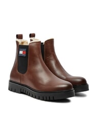 TOMMY HILFIGER TH JEANS Leather ankle boots - Women&rsquo;s shoes