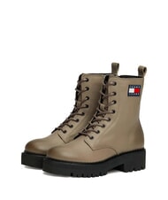 TOMMY HILFIGER TOMMY JEANS Urban Lace Up Leather ankle boots - Women&rsquo;s shoes