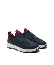 TOMMY HILFIGER HILFIGER NUBUCK MIX Nubuck leather sneakers - Men&rsquo;s shoes