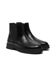 TOMMY HILFIGER HILFIGER ABRASIV WAR Chelsea-style leather ankle boots - Men&rsquo;s shoes