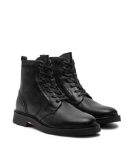 TOMMY HILFIGER HILFIGER COMFORT Lace-up leather ankle boots with zip - Men&rsquo;s shoes