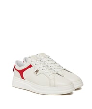 TOMMY HILFIGER POINTY COURT Leather sneakers - Women&rsquo;s shoes
