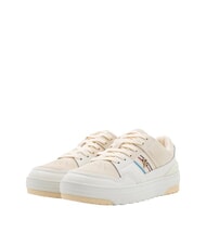 TOMMY HILFIGER SUEDE STRIPES BASKET Suede leather sneakers - Women&rsquo;s shoes