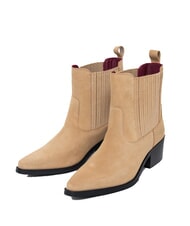 TOMMY HILFIGER TH SUEDE COWBOY Suede Texan ankle boots - Women&rsquo;s shoes