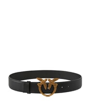PINKO LOVE BERRY Leather belt - Belts