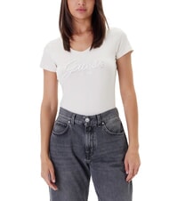 GUESS SCRIPT Short-sleeved T-shirt muted stone - T-shirt - 1