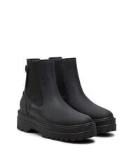 TOMMY HILFIGER RUBBERISED CHEALSEA Ankle boots with elasticated panel - Women&rsquo;s shoes