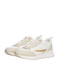 TOMMY HILFIGER MONOGRAM RUNNER Sneakers ivory/ghost grey/black - Women&rsquo;s shoes - 1