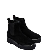 TOMMY HILFIGER MINIMAL Suede ankle boots black - Women&rsquo;s shoes - 1