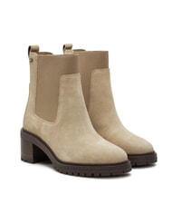 TOMMY HILFIGER FLAG MID HEEL Suede ankle boots - Women&rsquo;s shoes