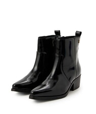 TOMMY HILFIGER TH COWBOY Texan boots in shiny leather - Women&rsquo;s shoes