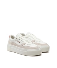 CALVIN KLEIN FF CUPSOLE LACE UP Leather sneakers - Women&rsquo;s shoes