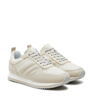 CALVIN KLEIN RUNNER LACE UP SAFF Leather sneakers - Women&rsquo;s shoes