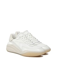 CALVIN KLEIN WEDGE MONO Leather sneakers white - Women&rsquo;s shoes - 1