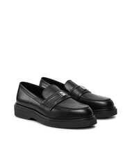 CALVIN KLEIN LOAFER W/HW LTH Leather moccasin - Women&rsquo;s shoes