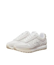 CALVIN KLEIN TOOTHY RUNNER Leather sneakers white - Women&rsquo;s shoes - 1