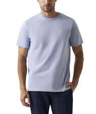 GUESS PATCH Cotton T-shirt nimbus blue - T-shirt - 1