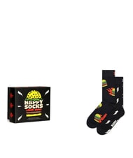 HAPPY SOCKS BLAST OFF BURGER Gift Box 2 pairs of socks - Men's Socks