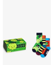 HAPPY SOCKS KIDS PEEK-A-BOO Gift Box 3 pairs of socks multicolor - Unisex Socks - 1