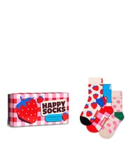 HAPPY SOCKS KIDS FRUITS & BERRIES Gift Box 3 pairs of socks - Unisex Socks