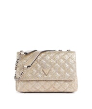 GUESS GIULLY 2 Woven shoulder bag, crossbody bag gold - Women&rsquo;s Bags - 1