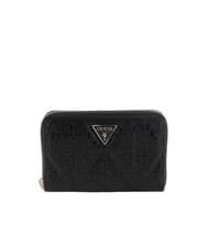 GUESS ALDINA Medium zip-around wallet BLACK - Women&rsquo;s Wallets - 1