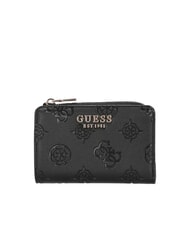 GUESS LAUREL 2 Medium zip-around wallet black logo - Women&rsquo;s Wallets - 1