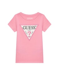 GUESS KIDS Short-sleeved T-shirt with rhinestones - Child T-shirt