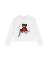 GUESS KIDS Long-sleeved T-shirt with teddy bear - Child T-shirt