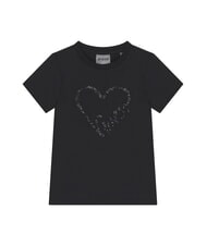 GUESS KIDS MINI ME Cotton T-shirt with sequins - Child T-shirt