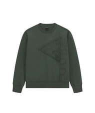 GUESS KIDS Children's sweatshirt with logo embroidery jungle greens - Baby Sweatshirt - 1