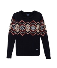 GUESS KIDS Children's sweater with embroidered motif smartblue - Children's Sweaters - 1