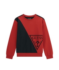 GUESS LS ACTIVE Children's crewneck sweatshirt spicy red - Baby Sweatshirt - 1