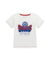 GUESS KIDS Short-sleeved T-shirt for children purwhite - Child T-shirt - 1