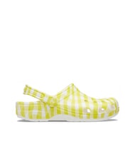 CROCS CLASSIC GINGHAM Women's printed sabot slippers - Women&rsquo;s shoes