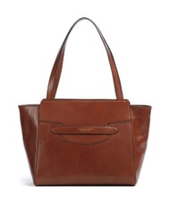 THE BRIDGE LUCREZIA Leather shoulder shopping bag - Women&rsquo;s Bags