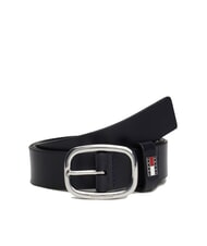 TOMMY HILFIGER TOMMY JEANS OVAL  Shortenable leather belt - Belts
