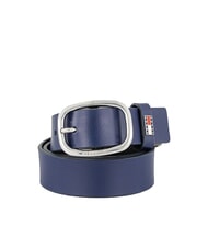 TOMMY HILFIGER TOMMY JEANS OVAL  Shortenable leather belt - Belts