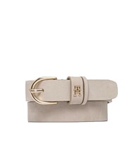 TOMMY HILFIGER TH ESSENTIAL Women's nubuck leather belt - Belts