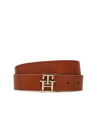 TOMMY HILFIGER TH LOGO Reversible leather belt - Belts