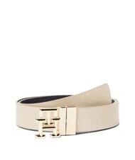 TOMMY HILFIGER TH LOGO Reversible leather belt - Belts