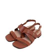 TOMMY HILFIGER TH Leather slingback sandals - Women&rsquo;s shoes