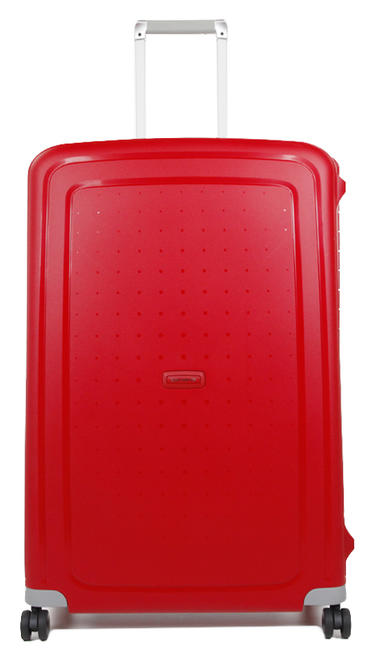 SAMSONITE Trolley S'CURE line, extra-large size crismond red - Rigid Trolley Cases