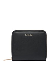 CALVIN KLEIN EMBOSSED LOGO Small Zip Around Wallet black/toasted coconut - Women&rsquo;s Wallets - 1