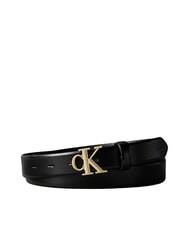 CALVIN KLEIN CK HARDWARE Leather belt - Belts