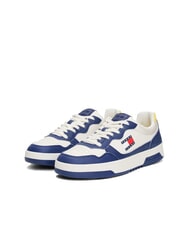 TOMMY HILFIGER TOMMY JEANS Cupsole Leather sneakers velvet blue - Men&rsquo;s shoes - 1