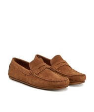 TOMMY HILFIGER CASUAL DRIVER Suede leather loafers - Men&rsquo;s shoes