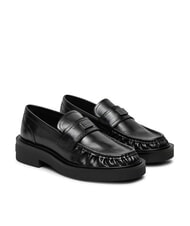 TOMMY HILFIGER TJW ORIGIN LOAFER Women's leather moccasins black - Women&rsquo;s shoes - 1
