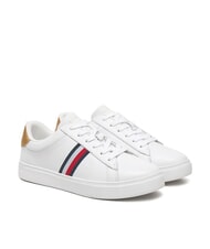 TOMMY HILFIGER ESSENTIAL COURT Women's leather sneakers white - Women&rsquo;s shoes - 1